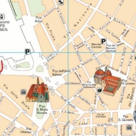 Tre Gigli Firenze Apartment, 5 Minutes From Station, Via Palazzuolo 55 מראה חיצוני תמונה