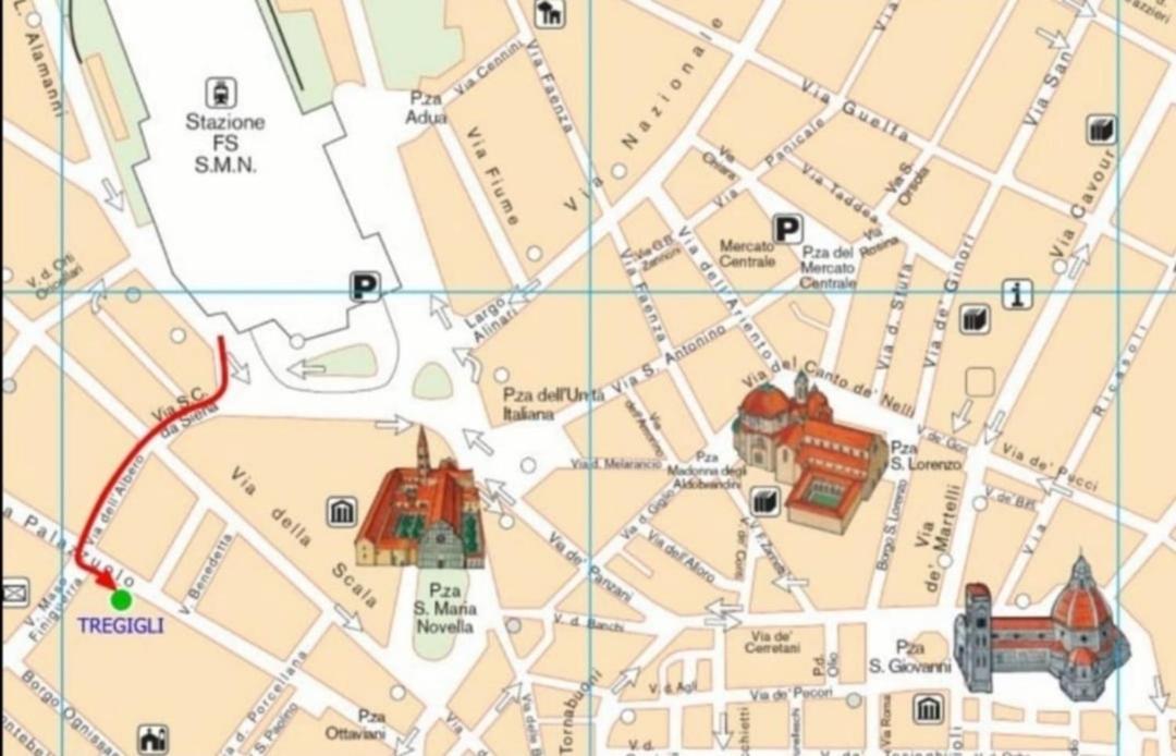 Tre Gigli Firenze Apartment, 5 Minutes From Station, Via Palazzuolo 55 מראה חיצוני תמונה